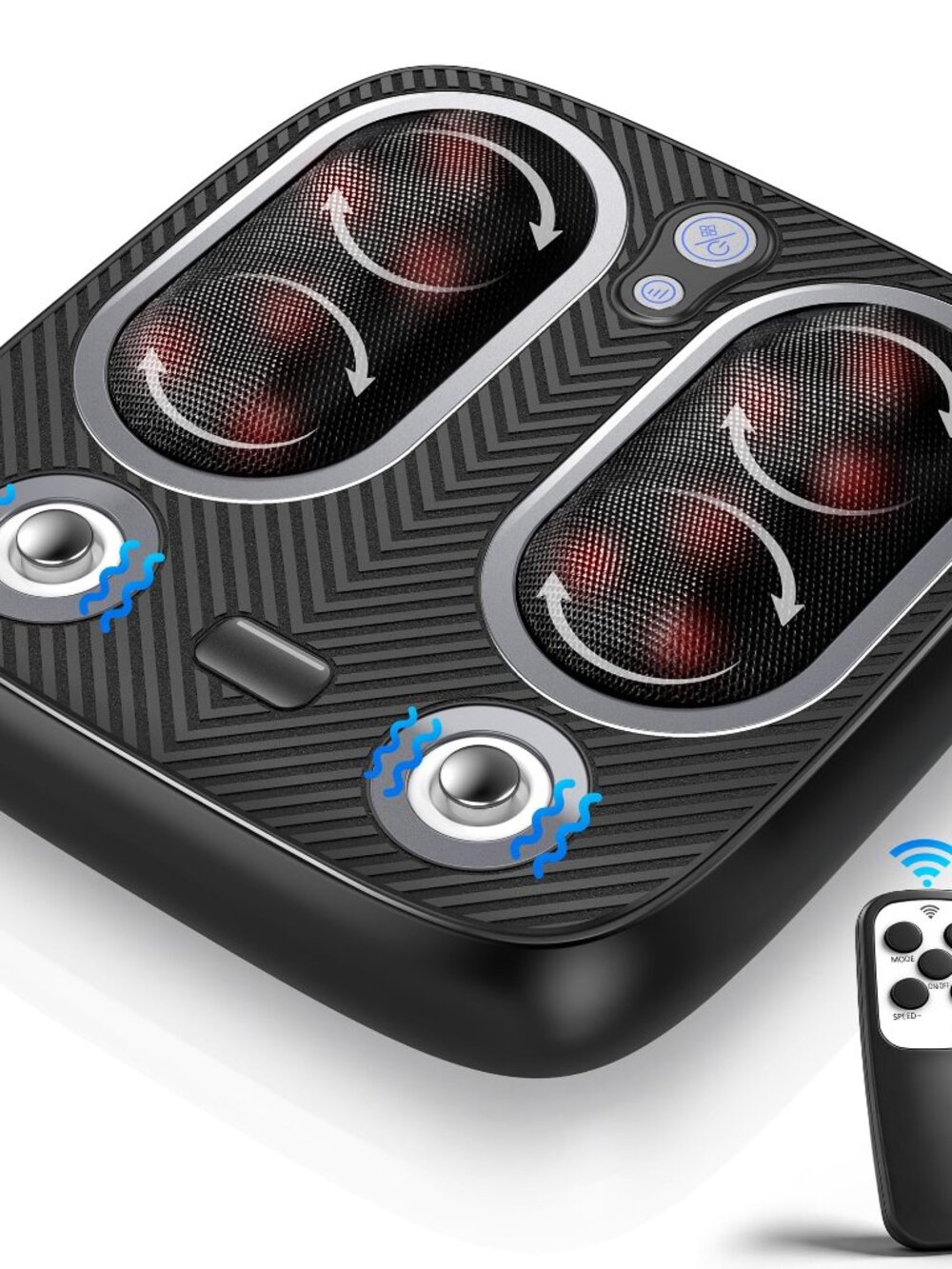 NEW Foot Massage Machine with Heel Vibration, 3 Modes, Toe Touch